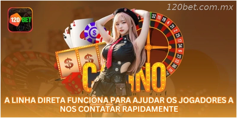 A linha direta funciona para ajudar os jogadores a nos contatar rapidamente.