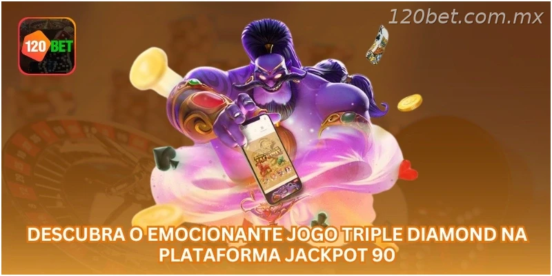 Descubra o emocionante jogo Triple Diamond na plataforma Jackpot 90.